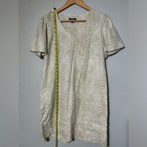 Nicole Miller linen blend dress